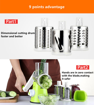 Multifunctional 3 in 1 Vegetable Cutter